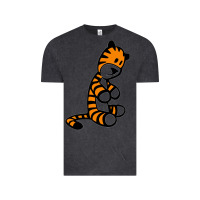 Vintage Black Calvin Bill Watterson Vintage Tee - linhVisuals
