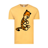Vintage Mustard Calvin Bill Watterson Vintage Tee - linhVisuals