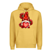 Antique Gold valentines day red Premium Hoodie - RanaPortraitStore