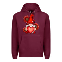 Burgundy valentines day red Premium Hoodie - RanaPortraitStore