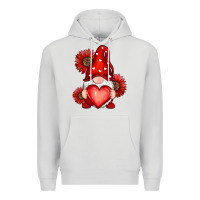 Dove Grey valentines day red Premium Hoodie - RanaPortraitStore
