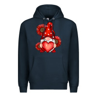 Navy valentines day red Premium Hoodie - RanaPortraitStore