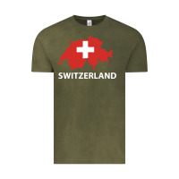 Vintage Olive switzerland Vintage Tee - linhVisuals