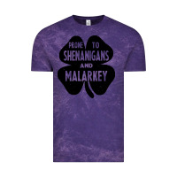 Cloud Purple prone to shenanigans and malarkey Vintage Tee - linhVisuals