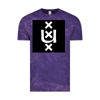 Cloud Purple Amsterdam University Vintage Tee - linhVisuals
