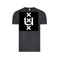 Vintage Black Amsterdam University Vintage Tee - linhVisuals