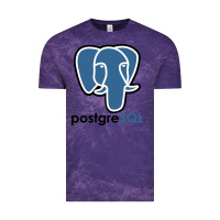 Cloud Purple Postgresql Vintage Tee - linhVisuals