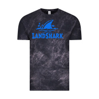 Cloud Black landshark Vintage Tee - linhVisuals