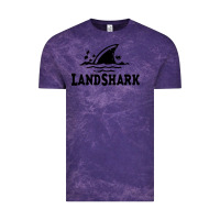 Cloud Purple landshark Vintage Tee - linhVisuals