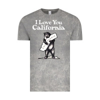 Cloud Rock i love you california bear state hug Vintage Tee - linhVisuals