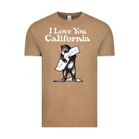 Vintage Coffee i love you california bear state hug Vintage Tee - linhVisuals