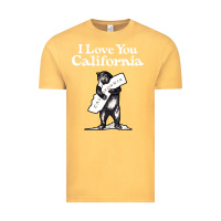 Vintage Mustard i love you california bear state hug Vintage Tee - linhVisuals