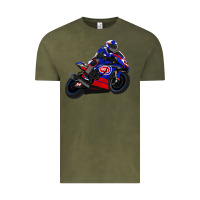 Vintage Olive Superbike Toprak Razgatlıoğlu Vintage Tee - linhVisuals