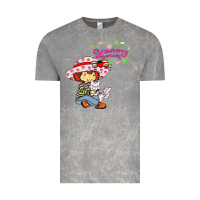 Cloud Rock strawberry shortcake and cat Vintage Tee - linhVisuals