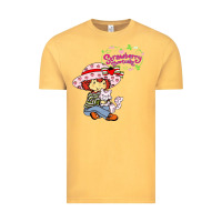 Vintage Mustard strawberry shortcake and cat Vintage Tee - linhVisuals