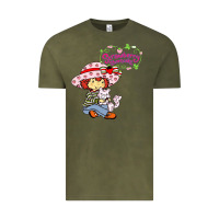Vintage Olive strawberry shortcake and cat Vintage Tee - linhVisuals