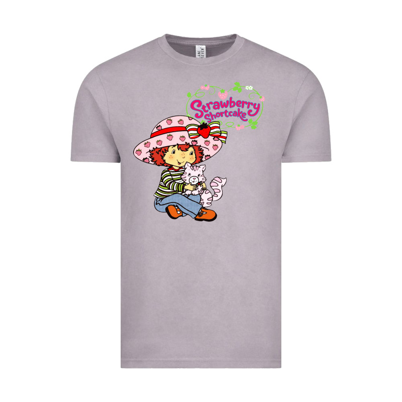 Strawberry Shortcake And Cat Vintage Tee by linhVisuals | Teevron