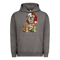 Pigment Tornado Christmas english bulldog Urban Hoodie - BarkalooDesign