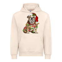 Sandshell Christmas english bulldog Urban Hoodie - BarkalooDesign