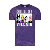 Cloud Purple chillin like a villain Vintage Tee - linhVisuals