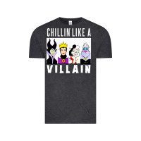 Vintage Black chillin like a villain Vintage Tee - linhVisuals