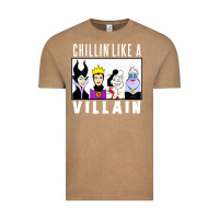 Vintage Coffee chillin like a villain Vintage Tee - linhVisuals