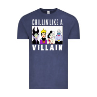 Vintage Denim chillin like a villain Vintage Tee - linhVisuals