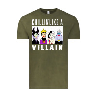 Vintage Olive chillin like a villain Vintage Tee - linhVisuals