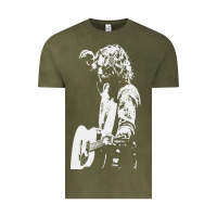 Vintage Olive chris cornell musician Vintage Tee - linhVisuals