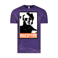 Cloud Purple macgyver Vintage Tee - linhVisuals
