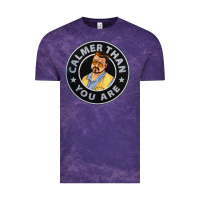 Cloud Purple calmer than you are Vintage Tee - linhVisuals