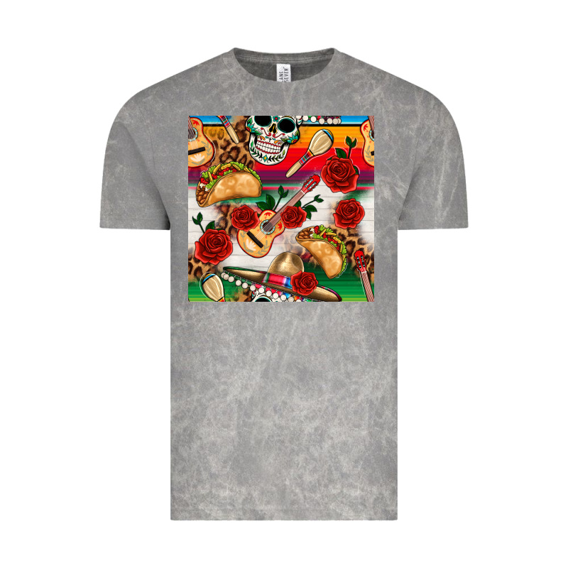 Mexican  Seamless Pattern Vintage Tee by texasbilliewilder | Teevron