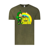 Vintage Olive luv lucky charms Vintage Tee - linhVisuals