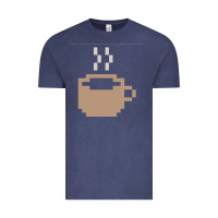 Pixel Coffee Vintage Tee | Teevron