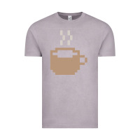 Vintage Zinc pixel coffee Vintage Tee - linhVisuals