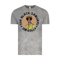 Cloud Rock the black samurai Vintage Tee - linhVisuals