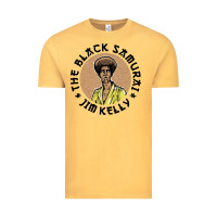Vintage Mustard the black samurai Vintage Tee - linhVisuals