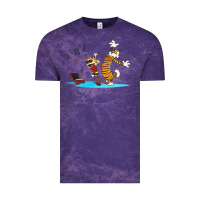 Cloud Purple calvin music Vintage Tee - linhVisuals