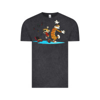 Vintage Black calvin music Vintage Tee - linhVisuals