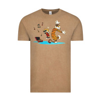 Vintage Coffee calvin music Vintage Tee - linhVisuals