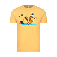 Vintage Mustard calvin music Vintage Tee - linhVisuals