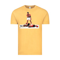 Vintage Mustard ali vs liston Vintage Tee - linhVisuals