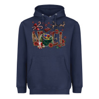Navy noel Heavyweight Hoodie - CowhideDigitalArt