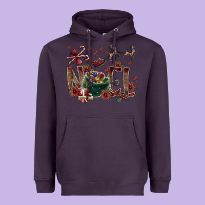Noel Heavyweight Hoodie Designed By Cowhidedigitalart