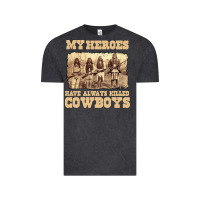 My Heroes Have Always Killed Cowboys Retro Vintage Tee | Teevron