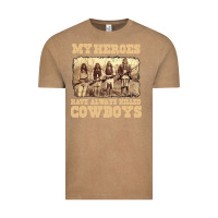 Vintage Coffee my heroes have always killed cowboys retro Vintage Tee - linhVisuals