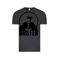 Vintage Black buster keaton Vintage Tee - linhVisuals