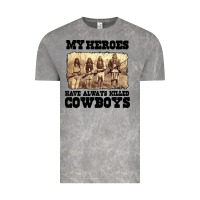 Cloud Rock my heroes have always killed cowboys retro Vintage Tee - linhVisuals