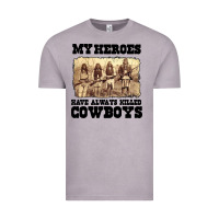 Vintage Zinc my heroes have always killed cowboys retro Vintage Tee - linhVisuals