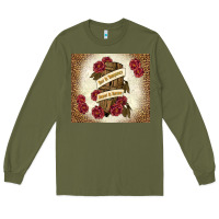 Army Green fear is temporary regret is forever Long Sleeve Tee - TumblerDesignByShophia